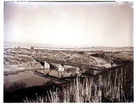 Colenso, 1954. Railbridge over Tugela river.