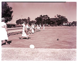 Springs, 1940. Bowling at Springs Town Bowling Club.