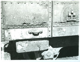 Corrosion damage on end of SAR wagon.