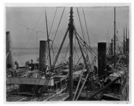 Durban, circa 1901. Durban Harbour scene. (Durban Harbour album of CBP Lewis)