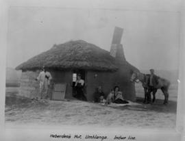 Umhlanga. Heberden's hut on the Indwe line.