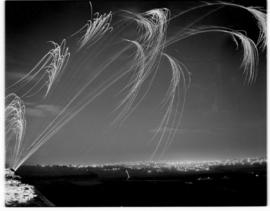 Johannesburg, 1 April 1947. Firework display.