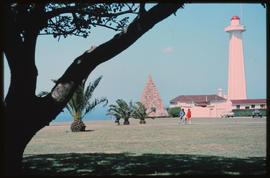 Port Elizabeth, December 1970. Lighthouse on Donkin Reserve. [JV Gilroy]