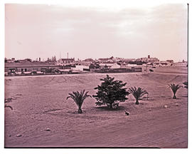 Swakopmund, South-West Africa, 1952. View from railway station.