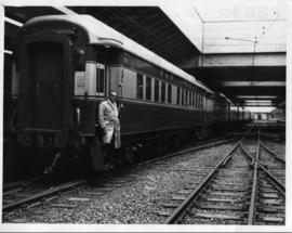 Cape Town, 29 and 30 August 1972. Last arrival and departure of old Blue Train.