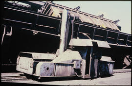 Port Elizabeth, September 1984. Manganese truck tipper at Port Elizabeth Harbour. [Z Crafford]