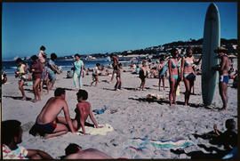 Port Elizabeth, October 1967. Bathers at Humewood. [JA Etsebeth / S Mathyssen]