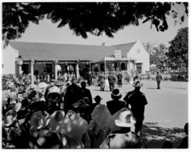 Gatooma, Rhodesia, 10 April 1947. Welcoming of the Royal Family.
