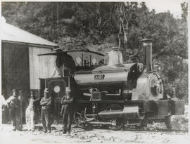 This 4'-8 1/2" gauge locomotive was built by Fox, Walker & Co works No 352 and was deliv...