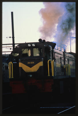 Johannesburg, 1990. SAR Class 34-000 No 34-004.
