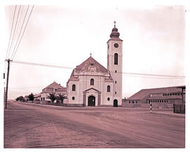 Swakopmund, South-West Africa, 1968. Lutheran church.