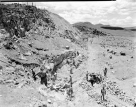 Bethulie, January 1940. Ballast quarry.