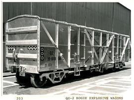 SAR type QZ-2 explosive bogie wagon.