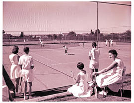 "Bethlehem, 1960. Municipal tennis courts."