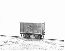 NGR 12 foot four-wheeled covered goods wagon No 53A. Later converted to SAR type 4Q-7 explosive w...