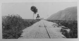 Glen Heatlie, 1895. Railway line with points in foreground. (EH Short)