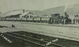 First train on the Pretoria - Pietersburg railway.