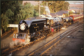 Waterval-Boven, May 1979. SAR Class GMAM with Historic Transport Assoc special steam train to Tza...