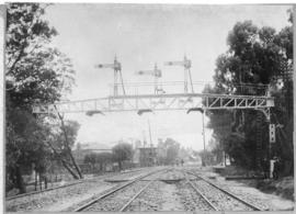 Johannesburg. Jeppe. Up home signals. (Collection on signalling equipment)