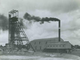 Johannesburg, 1936. Simmer and Jack gold mine headgear.