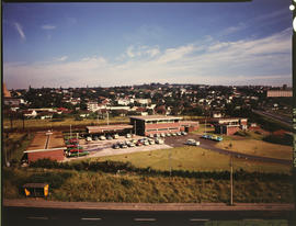 Durban, April 1975. View of the Montclair control room complex.