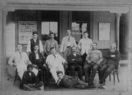 Pietermaritzburg, circa 1880. Station staff.