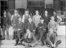 Robertson, circa 1925. Station staff. (Donated Mr GJ Falck)