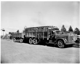 Louis Trichardt, 1953. SAR Diamond T truck No MT14282.
