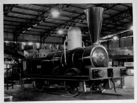 Durban, 1944. Rebuilt locomotive 'Natal' - the first to run in SA.