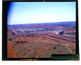 Bapsfontein, September 1984. Aerial view of Sentrarand marshalling yard. [T Robberts]