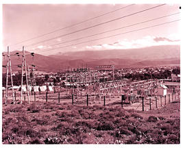 "Robertson, 1962. Electrical switchyard."