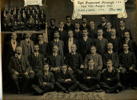 Cape Town, May 1910. Chief Traffic Manager's staff of the CGR on the eve of Union.
