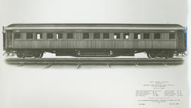 
Side view of SAR second class main line coach Type E-13 No 1806 with 'Balfour North' on the dest...