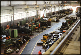 Railway workshop.