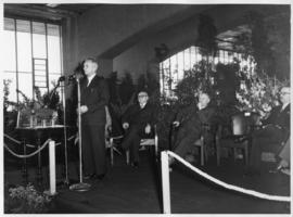 Johannesburg, 5 November 1956. Official opening of the Railway Museum under the Rissik Street bri...