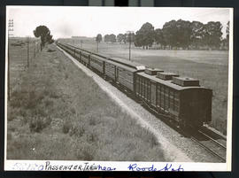 Roodekop, 1951. Passenger train.
