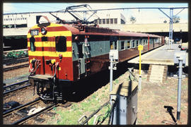 Johannesburg. SAR Class 5M2A on suburban train No 1681 at Park Station.