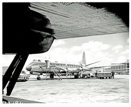 
Vickers Viscount ZS-CDW 'Rooibok' on apron.
