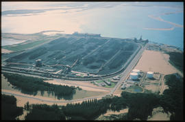 Richards Bay, November 1979. Coal terminal at Richards Bay harbour. [D Dannhauser]