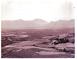 "Prince Alfred Hamlet district, 1952.Valley with fruit orchards."