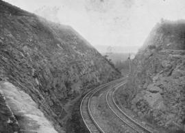 Pietermaritzburg district, 1916. Cutting between Rushbrook Halt (later Prestbury) and Boughton. T...
