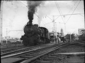 Durban, 1936. SAR Class 14 leaving station.