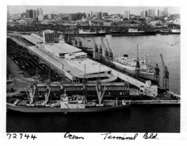 Durban, 1963. Ocean terminal building in Durban Harbour.