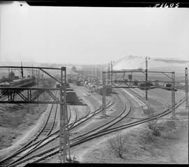Johannesburg, 1948. Germiston locomotive yard.