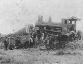 Near Beaufort West, 1900. Train accident.