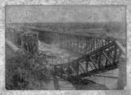 Colenso. Bridge damaged during Anglo-Boer War.
