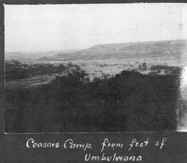 Ladysmith district, circa 1925. Caesar's camp taken from foot of Umbulwana. (Album on Natal elect...