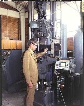 January 1976. Ultrasonic testing of steel plates. [ R Liebenberg]