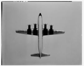 Circa 1958. Model of SAA Douglas DC-7B.