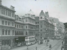 Cape Town, 1939. Adderley Street.